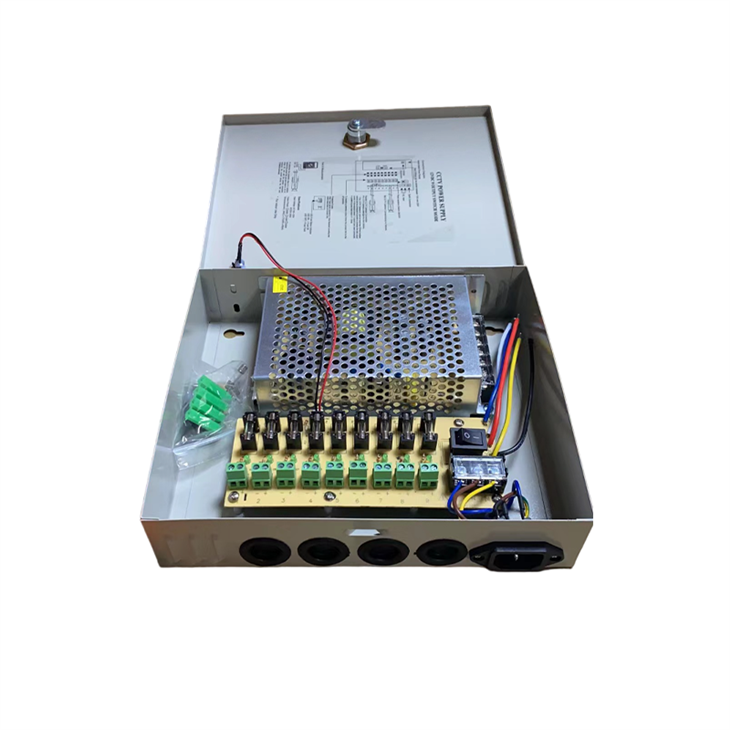 12V20A 18CH Monitoring Power Box LED